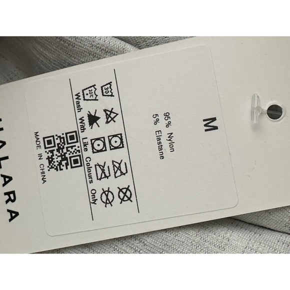 NWT Halara Womens Round Neck Sleeveless Ruched Dress Medium Bodycon Midi Casual - Picture 12 of 12